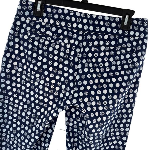 Lilly Pulitzer Blue Kristen Fruit Squirt Print Palm Beach Fit Capri Pants - Picture 7 of 10